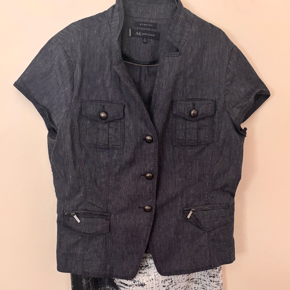 Anne Klein Charcoal Jacket